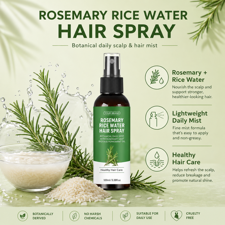 Rose Mary Rice Water