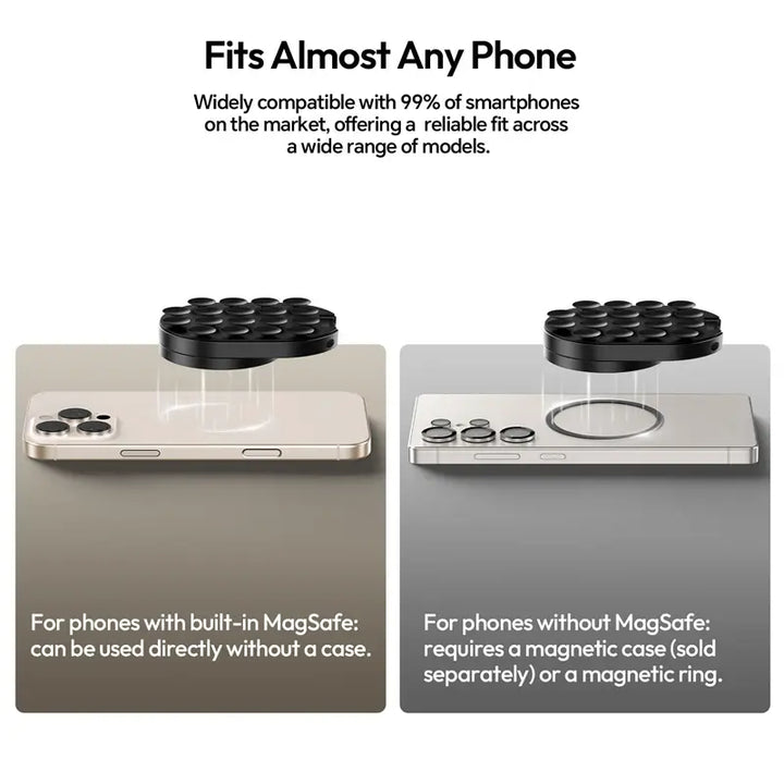MagLock Suction Cup Phone Mount  for iPhone